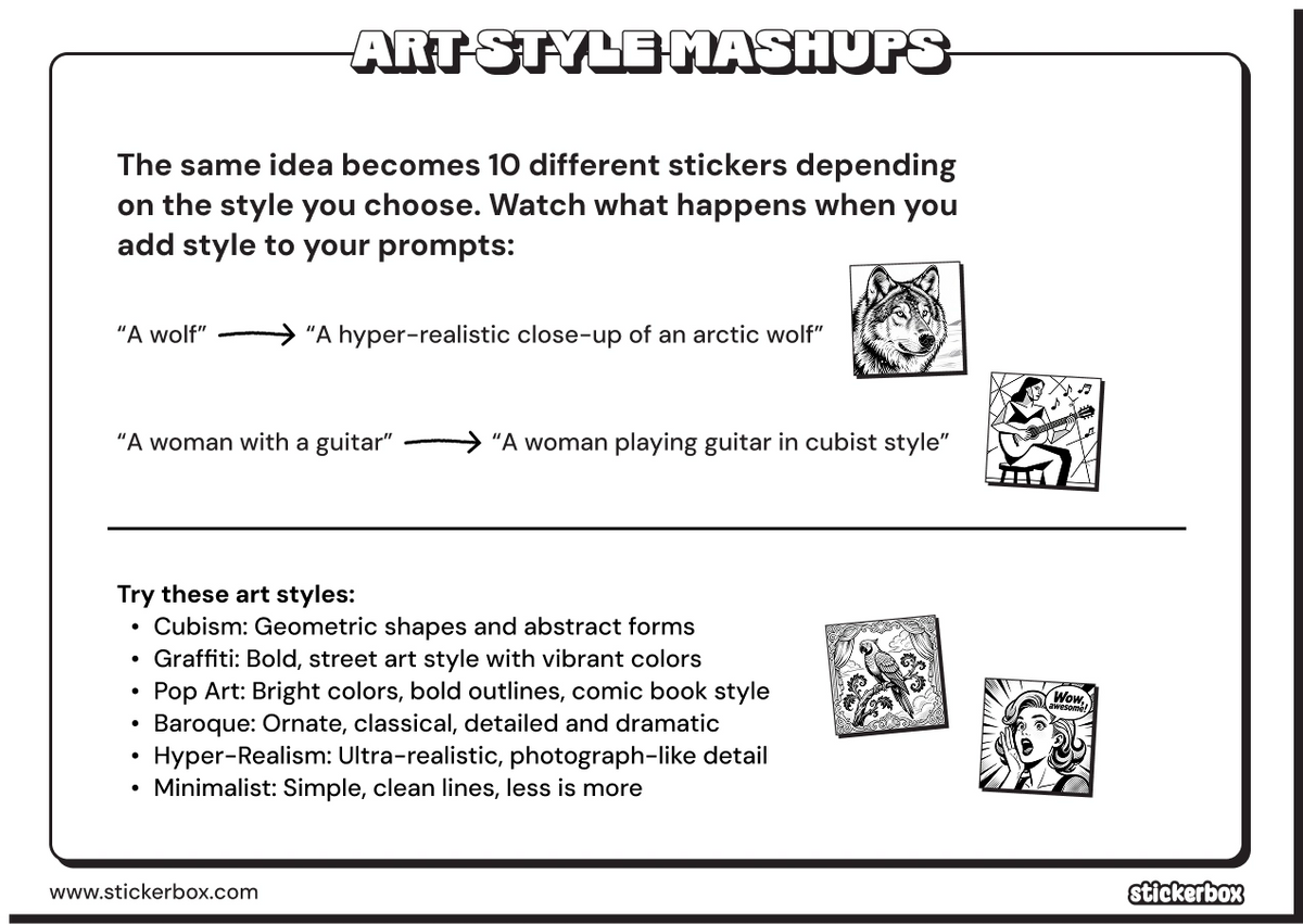 Black & white printable