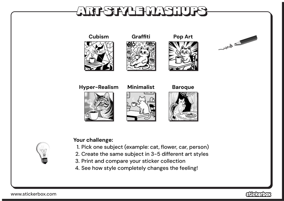 Black & white printable