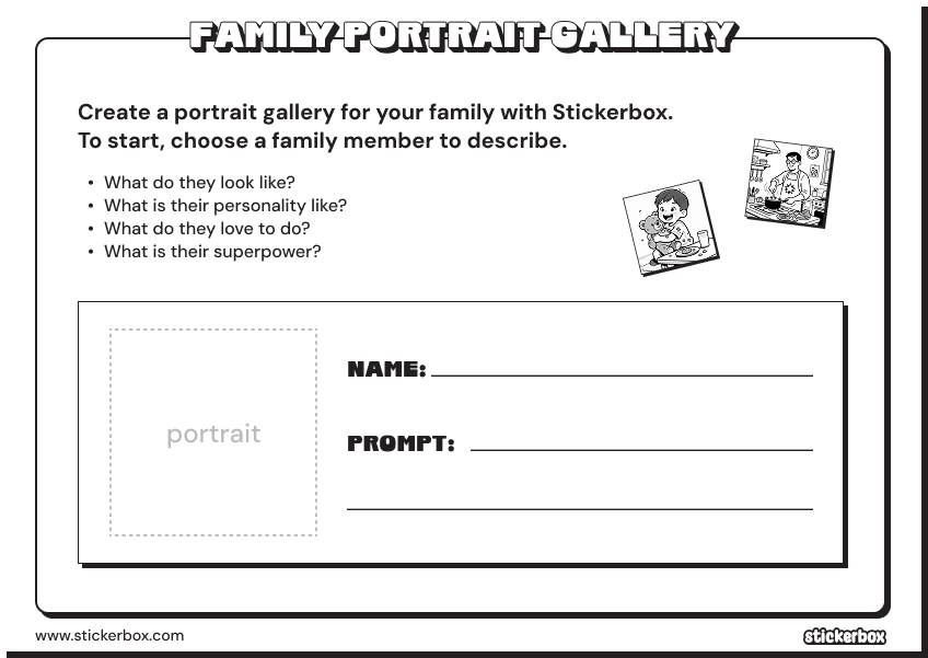 Black & white printable