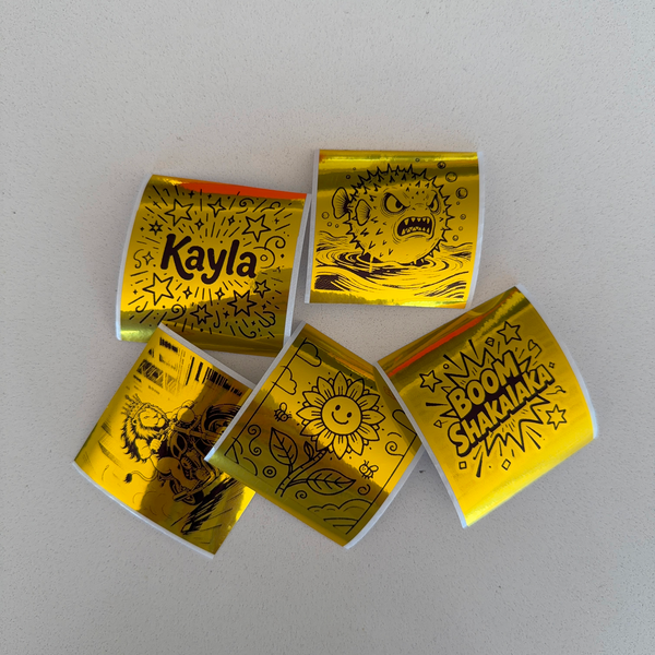 Gold Holographic Paper Refill (3)