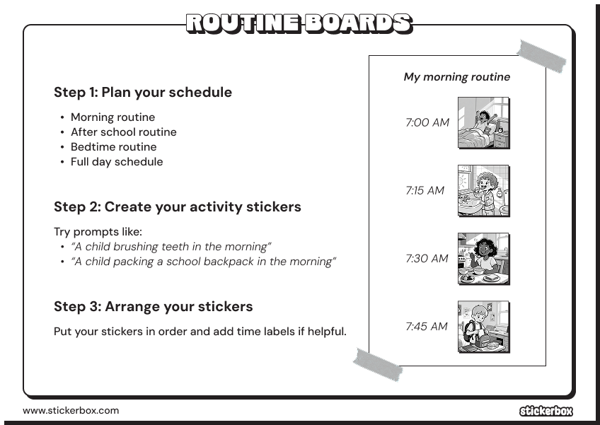 Black & white printable